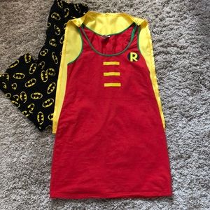 Robin Sleep Shirt with Removeable Cap